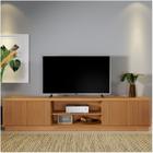 Rack para TV de Até 75 Polegadas Ripado 2 Portas Logan Mavaular Naturalle