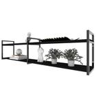 Rack Prateleira industrial home parede hack bancada rack rak preto