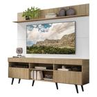 Rack Retrô com Painel e Suporte TV 65" Madri Multimóveis V3374