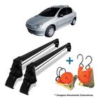 Rack Teto + 2 Cintas Peugeot 206/207 Sedan E Hatch 4 Ptas