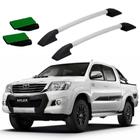 Rack Teto Longarina Hilux 2006 2007 2008 2009 Prata Colado