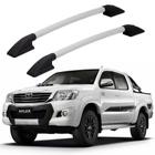 Rack Teto Longarina Hilux 2006 2007 2008 2009 Prata Parafus.