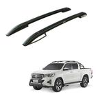 Rack Teto Longarina Hilux 2016 2017 2018 Cd Alumínio Preto - Bepo