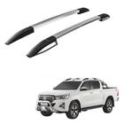 Rack Teto Longarina Hilux 2019 2020 2021 Cd Alumínio Polido - Bepo