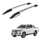 Rack Teto Longarina Hilux 2020 2021 2022 Cd Alumínio Polido - Bepo