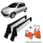 Rack Teto Peugeot 2 Pts 206 E 207 99 À 15 + 2 Cintas Catraca - Vhip