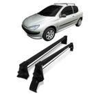 Rack Teto Peugeot 206/207 1999 A 2015 2 Portas Preto Vhip