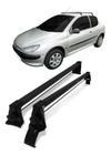 Rack Teto Peugeot 206/207 1999 A 2015 2 Portas Preto Vhip