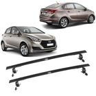 Rack Teto Vhip Alumínio Esporte Hb20 12 Ate 19 Hatch E Sedan