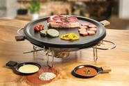 Raclette Grill Racleteira 9 peças grelhados  FORMA INOX 802002