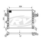 Radiador Corsa 2003 a 2008 Visconde 12578