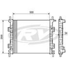 Radiador Ford Ka 2009 a 2011 VISCONDE 12522