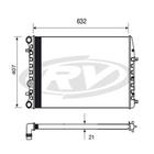 Radiador Fox 2003 a 2005 Visconde 12517