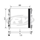 Radiador Logan 2007 a 2013 Visconde 12900
