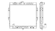 Radiador mitsubishi pajero com e sem ar 1995 1996 a 2000 - NOTUS