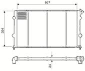 Radiador Visconde GM S10 2.0 2.2 2.4