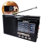 Rádio AM/FM/SW Com MP3 e Entrada Para Fones Lanterna Integrada LE676 - LELONG