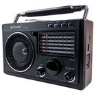 Radio Analogico Vintage Com Recursos Modernos Bluetooth Usb Micro Sd FM MW SW Para Idosos Ouvirem Musicas