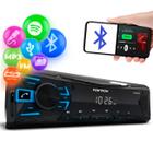 Rádio Automotivo Pósitron SP2230BT Som Bluetooth MP3 Player 1 Din LED USB FM WMA