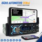 Rádio Com Suporte Fiat Idea 2012 2013 2014 2015 2016 Bluetooth USB Apoio Celular