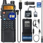 Rádio Comunicador Potente de 8W Tri-Power Portátil UV-5R - BAOFENG