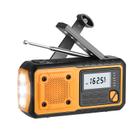 Rádio de Emergência VLEJEARI com Manivela e Luz LED - Carregamento Manual