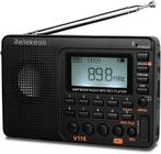 Rádio digital Retekess V115 AM FM Rádio portátil de ondas curtas