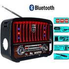 Rádio Grande Potecia De Som Com Lanterna Led P2 Bluetooth Usb Bateria Longa Duração LE601