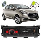 Rádio MP3 BT Moldura Hyundai HB20 2012 A 2018 + Pingo T10