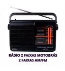 Rádio Portátil 2 Faixas Am/fm Bivolt Motobrás 110/220volts