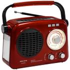 Radio Portatil AM/FM/SW Megastar RX32BTR 600 Watts P.M.P.O com Bluetooth - Vermelho - Mega Star