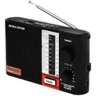 Radio Portatil AM/FM/SW/TV Megastar RX188BTA 800 Watts P.M.P.O - Preto