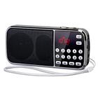 Rádio Portátil Bluetooth com Lanterna e Alto-falante Duplo