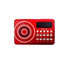 Rádio Portátil Kapbom KA-32 3W Vermelho