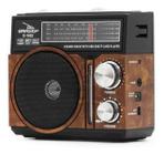 Radio Portátil Recarregável Am/Fm/Usb/Sd Mp3 Grasep D-1602