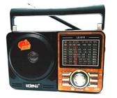 Rádio Portátil Retro Usb Sd Peandrive Am/Fm/Sw Lelong Le-610 Bivolt