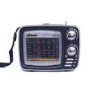 Radio portatil retro vintage antigo am-fm xdg-34 preto