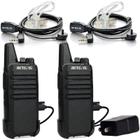 Rádio recarregável de 2 vias Walkie Talkies Retevis RT22 (pacote com 2)