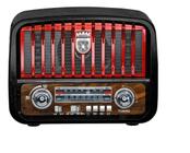 Rádio Retrô Vintagê Am e Fm, Bluetooth, Sd, Usb e lanterna - ECOODA