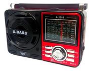 Rádio Retrô Vintage Am Fm Portátil Pilha E Tomada Analógico