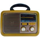 Rádio Retro Vintage Caixa Som Am Fm Sw Usb Mp3 Bluetooth