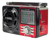 Rádio Retro vintage com bluetooth USB 1088 AM/FM/SW recarregável
