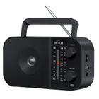 Rádio SEMIER AM FM com alto-falante Bluetooth recarregável