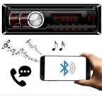 Rádio Som Automotivo Carro Caminhao Mp3 Player Bivolt 12v 24v Bluetooth Usb Aux Sd