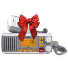 Rádio VHF Marinho Uniden UM385 25W - Fixo, à Prova D'Água