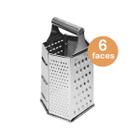 Ralador 6 faces Inox reforçado para legumes vegetais - Unyhome