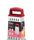 Ralador com 4 Faces de 6'' Vermelho Inox Euro-PRP5319