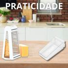 Ralador De Dupla Face De Aço Inoxidável com Cesta De Armazenamento, Recipiente De Utensílios De Cozinha