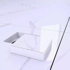 Ralo 10x10 Branco Invisível Oculto Com Grade De Proteção Para Piso e Porcelanato Inteligente Banheiro
