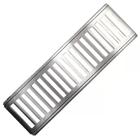 ralo grelha de aluminio com porta grelha 15 x 50 cm - ac vent